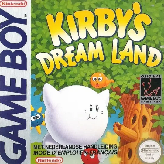 Kirby's Dream Land Game Boy box art