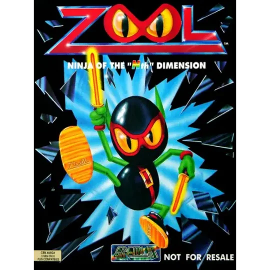 Zool Amiga box art