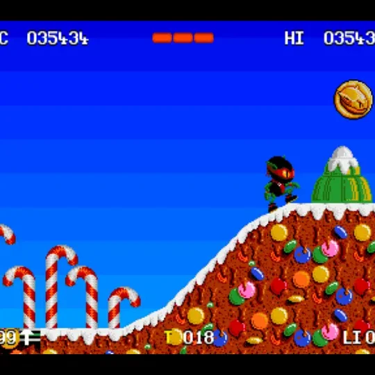 Zool Amiga gameplay screenshot