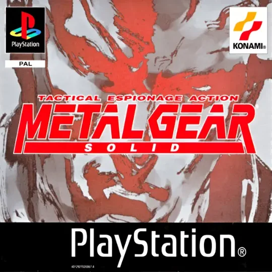 Metal Gear Solid PS1 box art