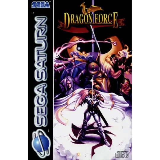 Dragon Force Saturn box art