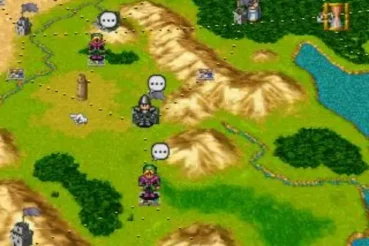 Dragon Force Saturn gameplay screenshot Dragon Force Saturn gameplay screenshot