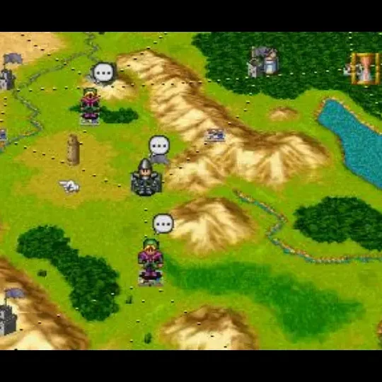 Dragon Force Saturn gameplay screenshot