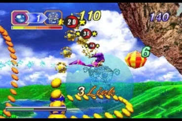 NiGHTS into Dreams Saturn gameplay screenshot